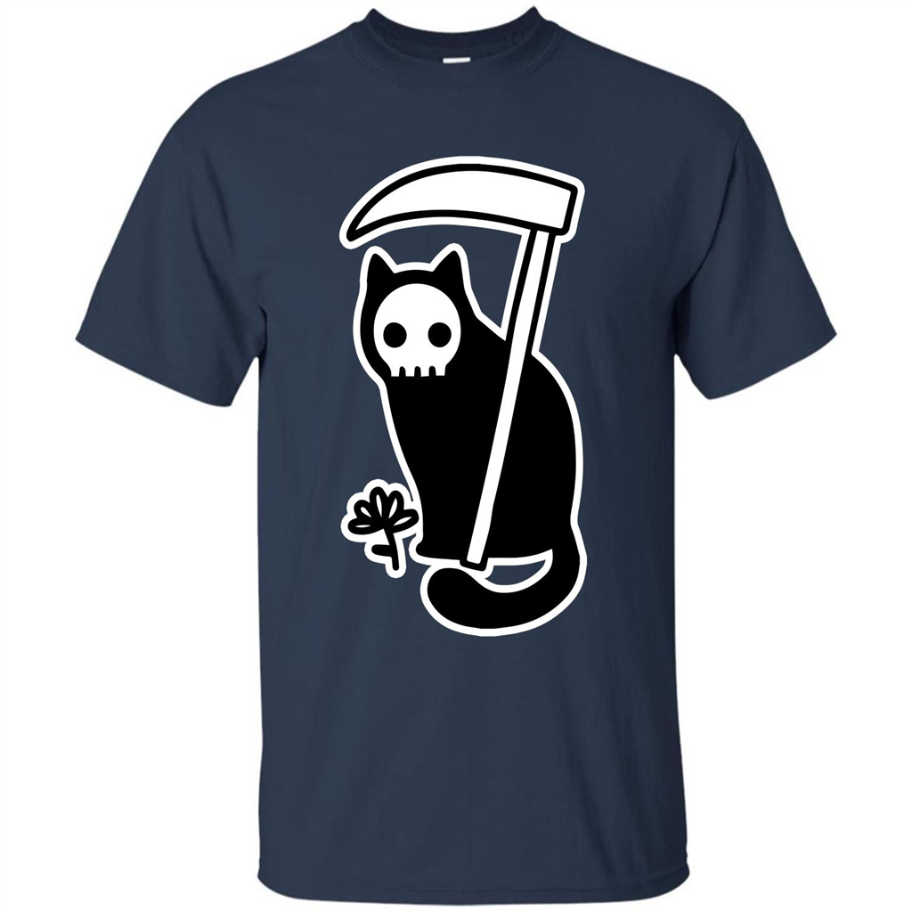 Cat Grimm Reaper T-shirt Navy