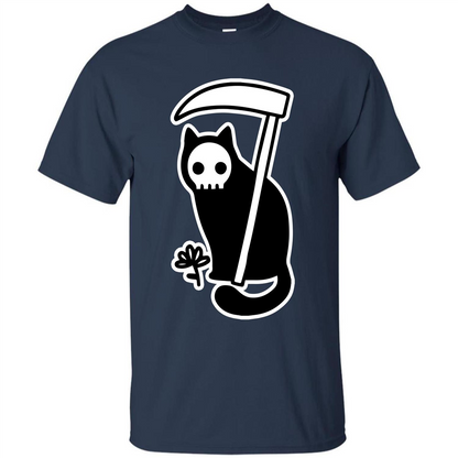 Cat Grimm Reaper T-shirt Navy