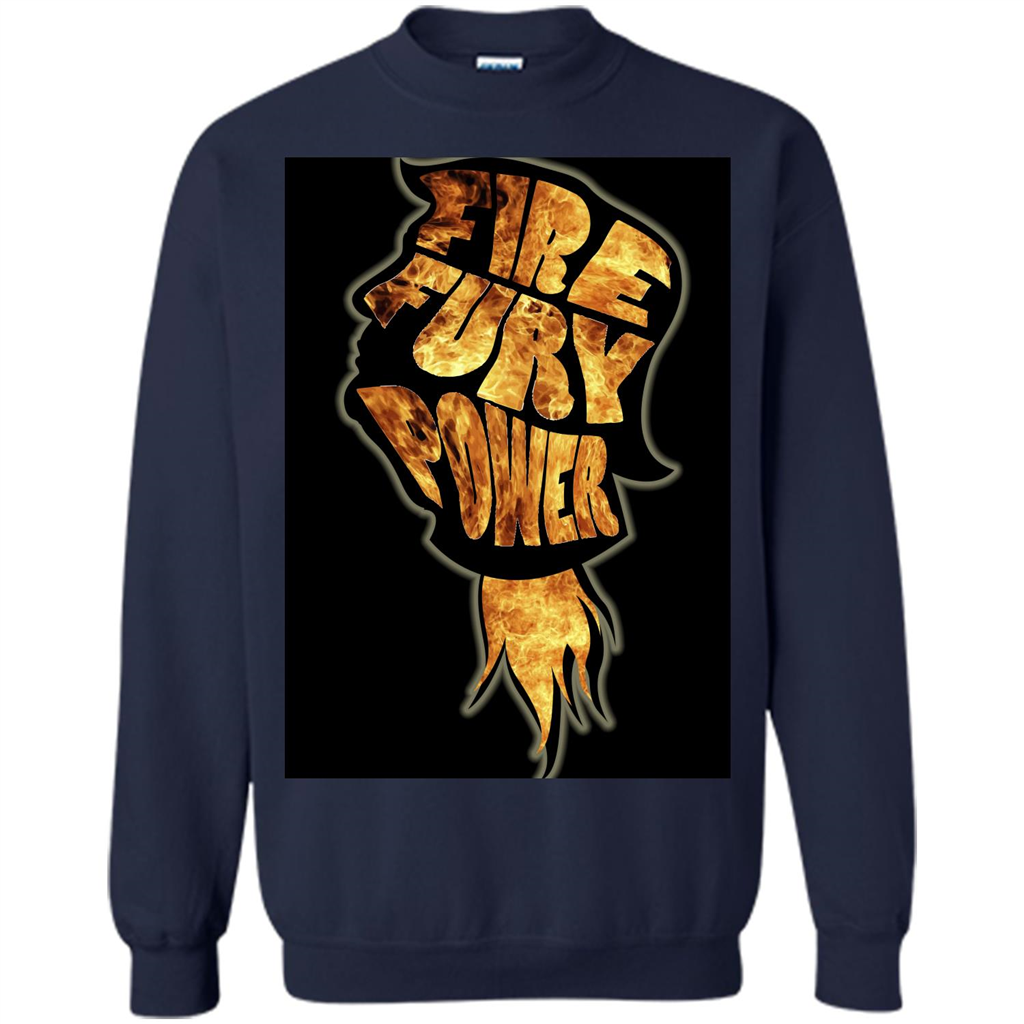 Fire Fury Power T-shirt Navy
