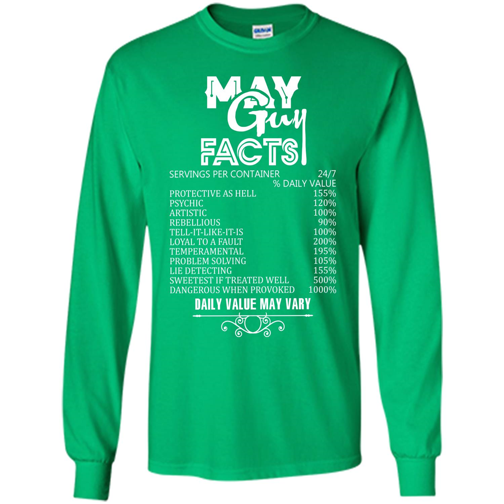 May Guy Facts T-shirt Irish Green