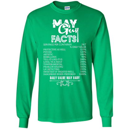 May Guy Facts T-shirt Irish Green