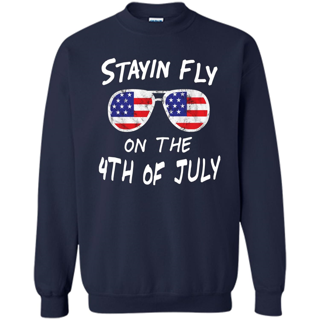 Independence Day T-shirt Stayin Fly On The 4th Of July Navy