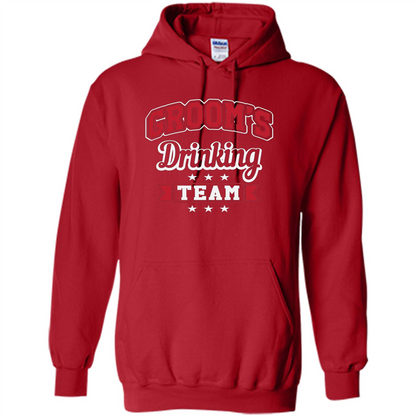 Funny Groom's Drinking Team T-shirt Bachelor Party