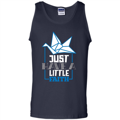 Movie Lover Shirt Just Have A Little Faith T-shirt Navy