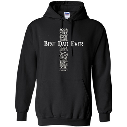 Mens Fathers Day T-shirt Christian Dad Black