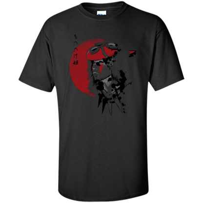 Red Sun Princess T-shirt Black