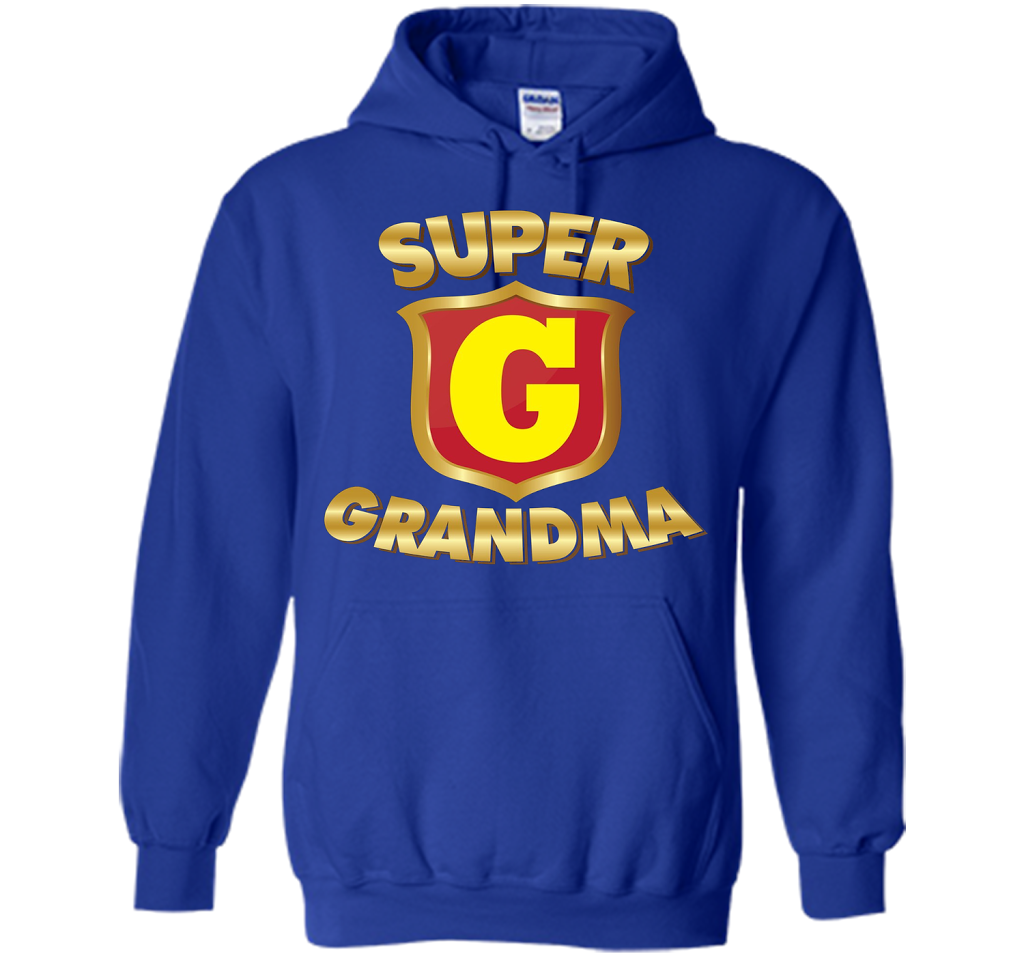 Super Grandma Superhero T-shirt Mother's Parents' Day cool shirt Royal