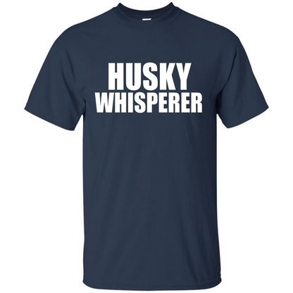 Husky Whisperer T-shirt Navy