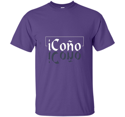 iCono Spanish T-Shirt Bilingual Puerto Rico PremiumTee shirt Purple
