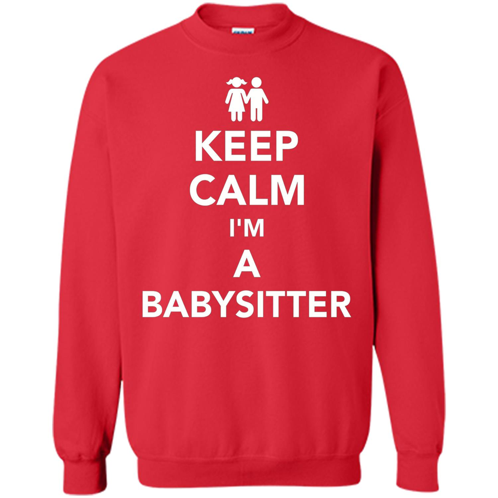 Keep Calm I'm A Babysitter T-Shirt Red