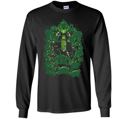 Pickle Rick Vs The Rats T-shirt Black