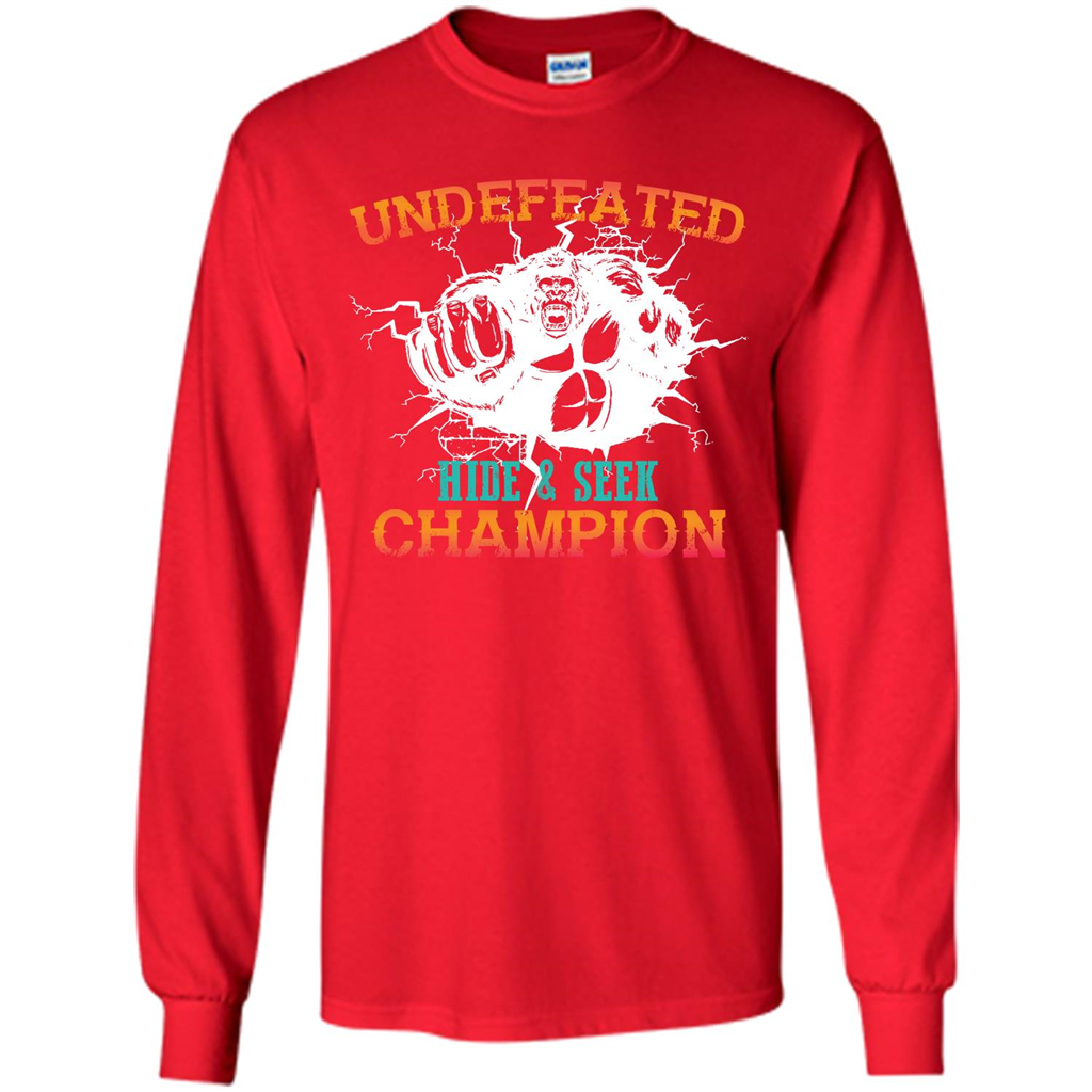 Undefeated Hide and Seek Champion T-shirt Red