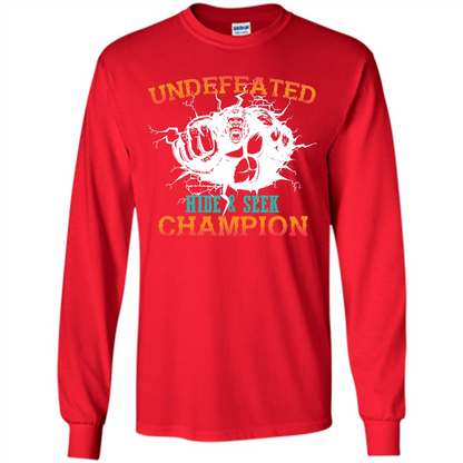 Undefeated Hide and Seek Champion T-shirt Red