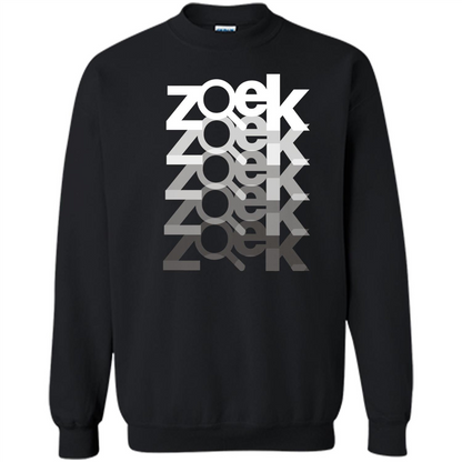 Zoek Zoek Zoek White Black T-shirt Black