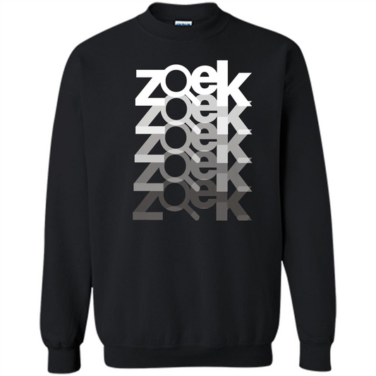 Zoek Zoek Zoek White Black T-shirt Black