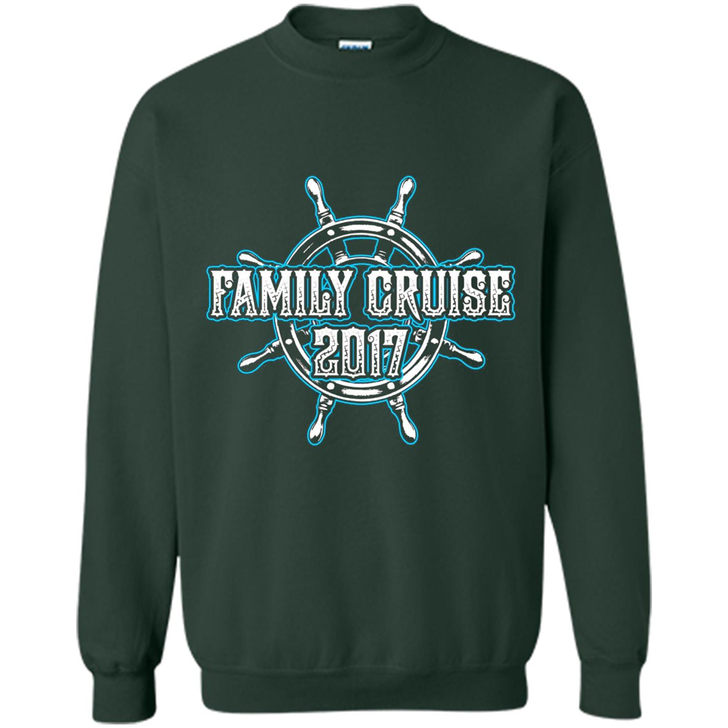 Family Cruise 2017 T-Shirt Family Vacation T-shirt Forest Green