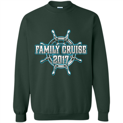 Family Cruise 2017 T-Shirt Family Vacation T-shirt Forest Green