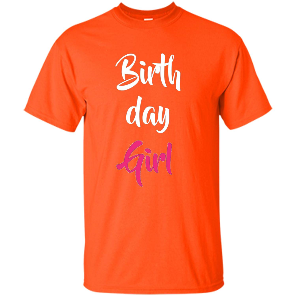 Birthday Girl T-shirt Pink Party Birthday T-shirt