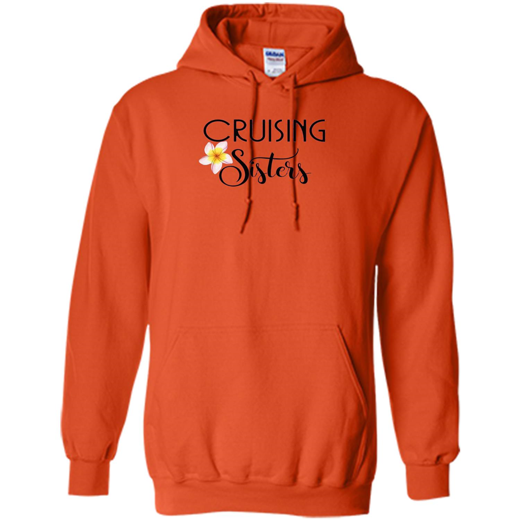 Cruising Sisters T-Shirt Cruise Vacation T-shirt Orange