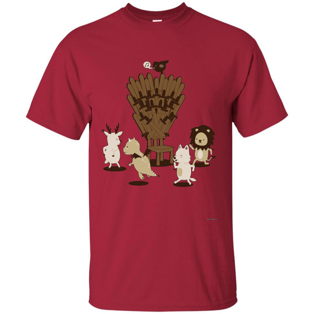 Game Of Musical Thrones Characters T-shirt Cardinal