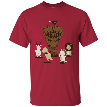 Game Of Musical Thrones Characters T-shirt Cardinal