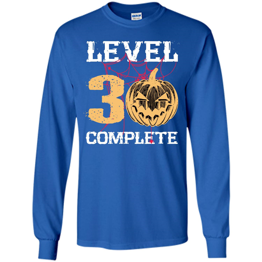 Halloween T-shirt Level 30 Complete Royal