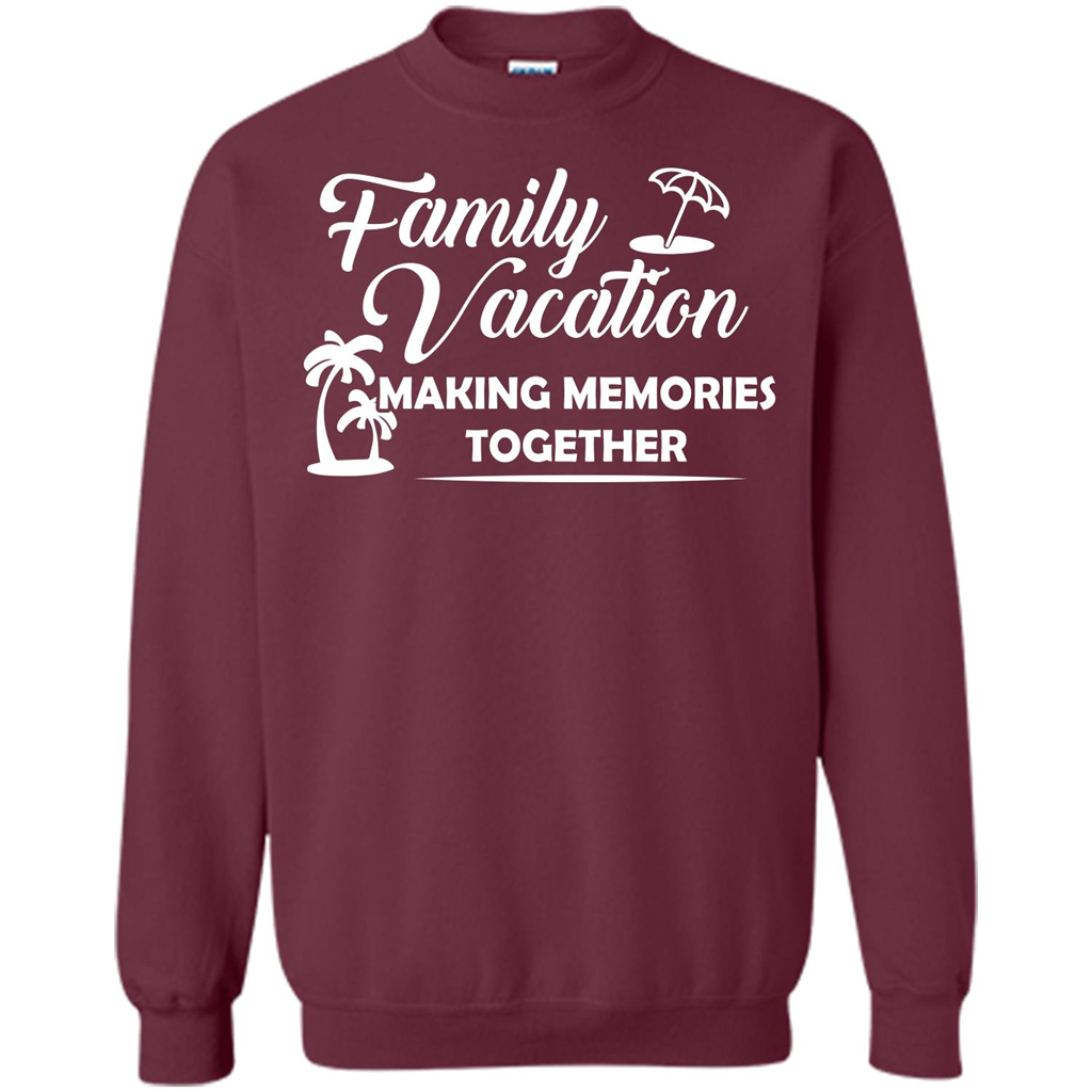 Family Vacation Making Memories Together T-shirt Maroon
