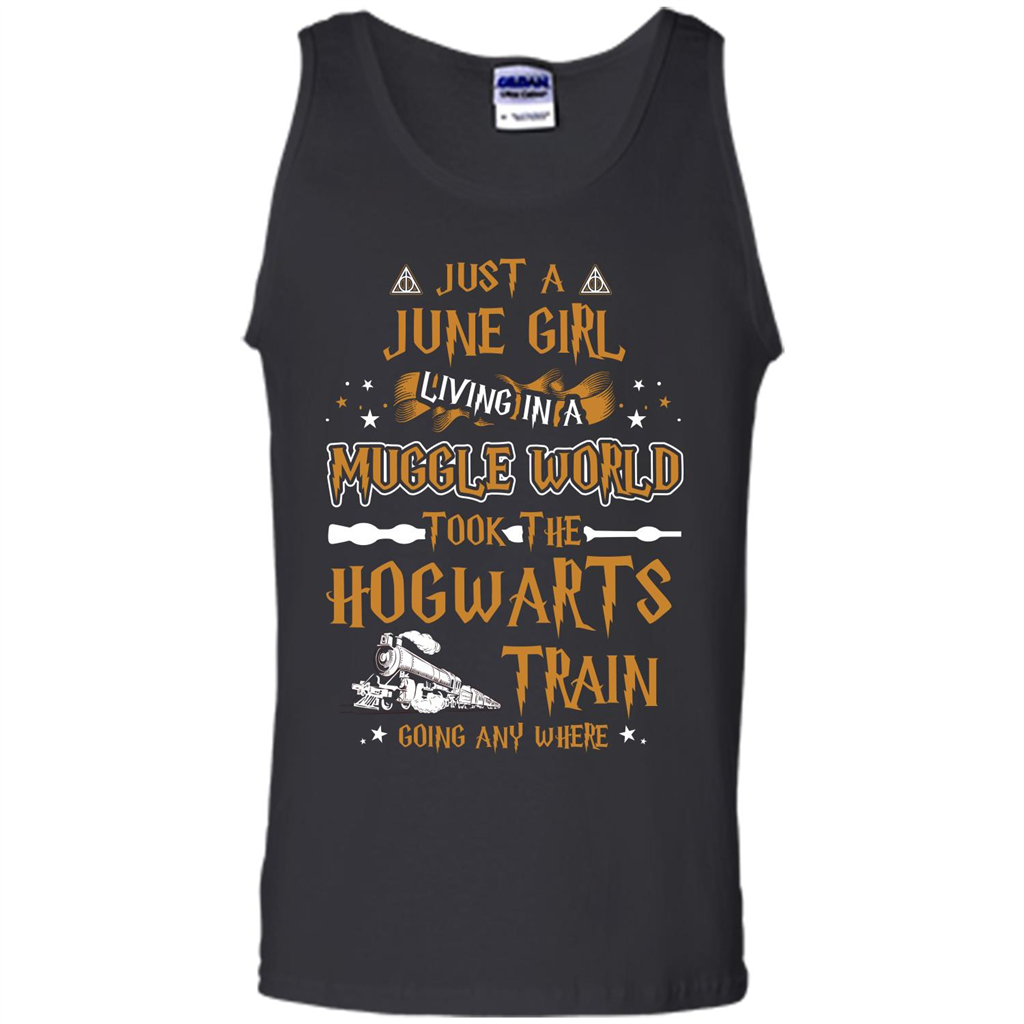 Harry Potter T-shirt Just A June Girl Living In A Muggle World