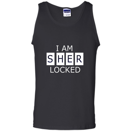 I Am Sher Locked T-shirt Black