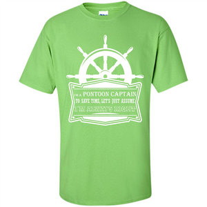 I'm A Pontoon Captain T-shirt