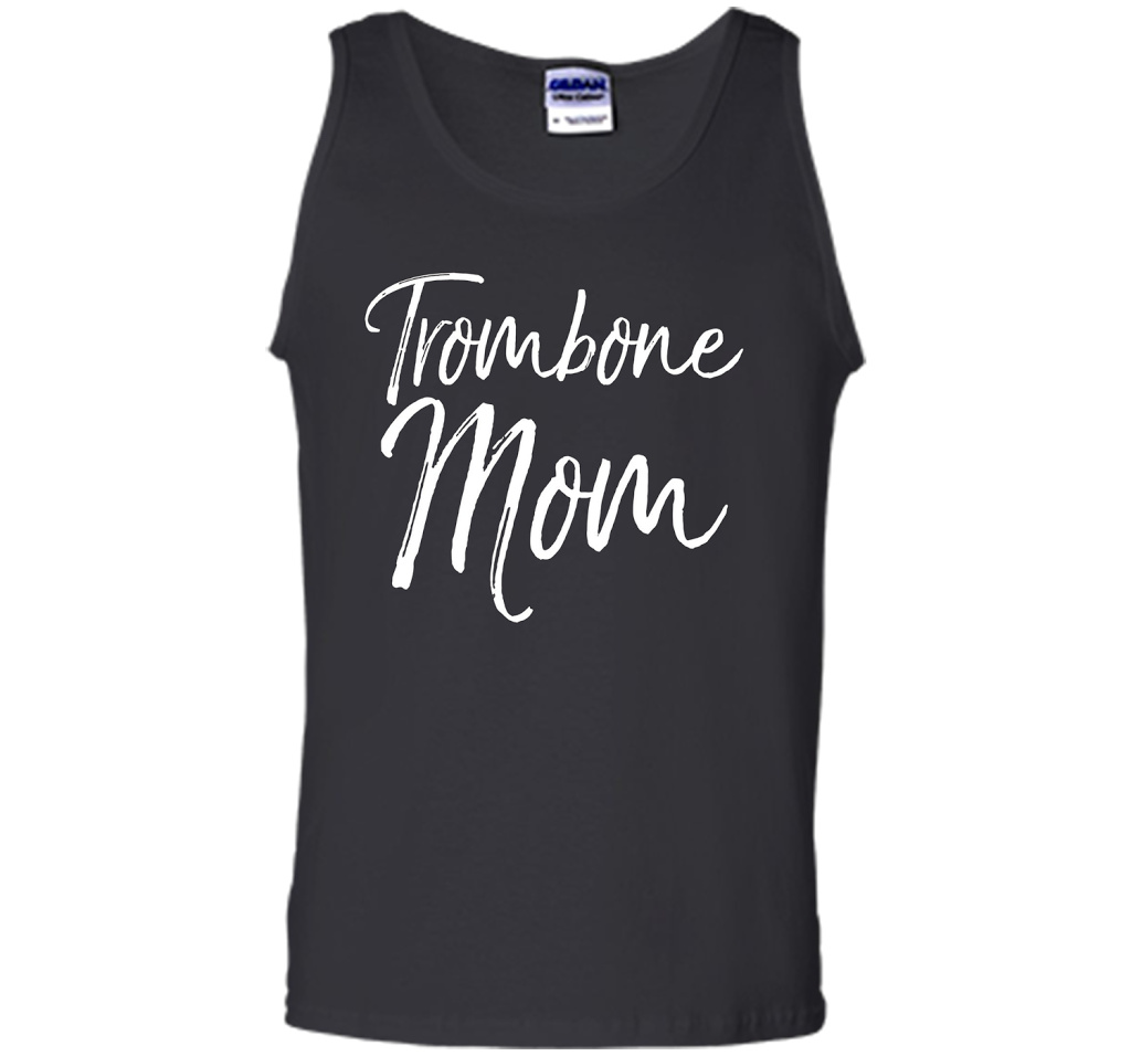 Trombone Mom Shirt Proud High School Marching Band Mother shirt Black