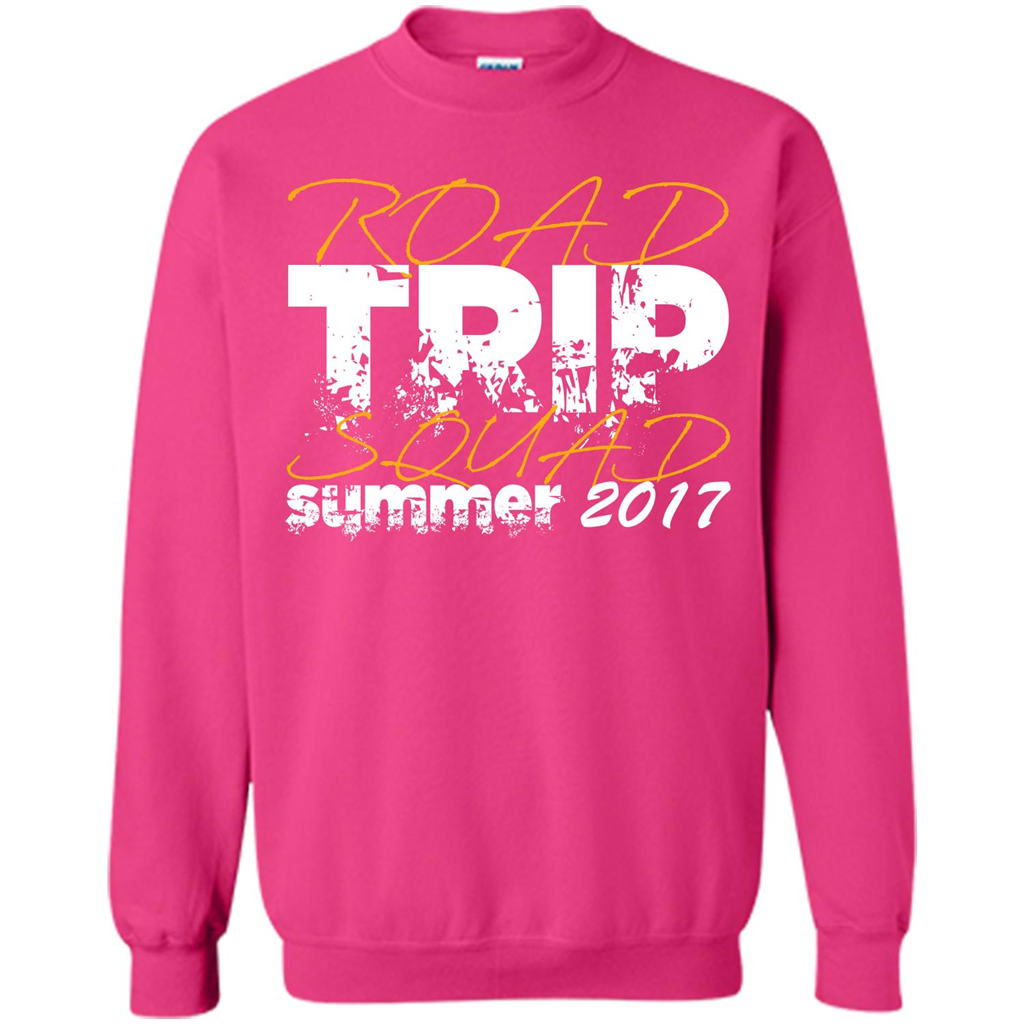 Summer T-shirt Road Trip Squad Summer 2017 Heliconia