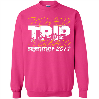 Summer T-shirt Road Trip Squad Summer 2017 Heliconia