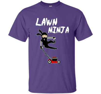 Lawn Ninja T-Shirt shirt Purple