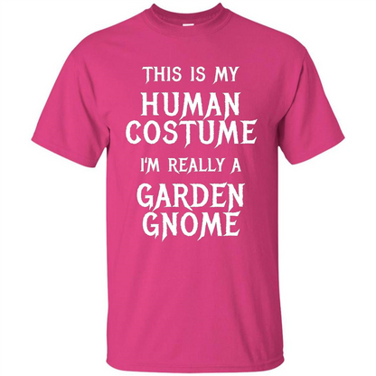 Garden Gnome Halloween Costume T-shirt Heliconia