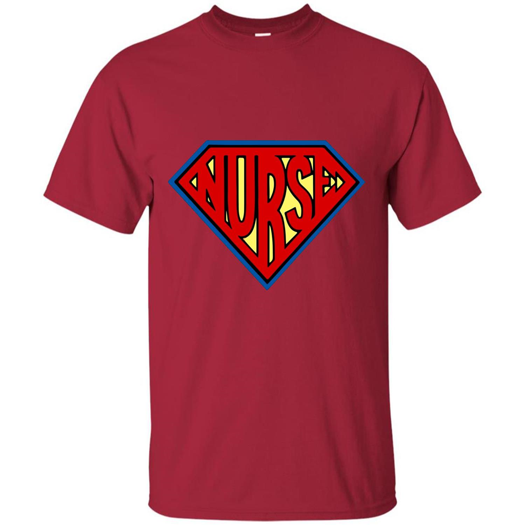 Super Nurse T-Shirt SuperHero SuperPower Nurse T-shirt Cardinal