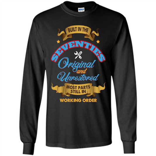 Built in 70s Original and Unrestored Most Parts Still In Working Order T-shirt Black