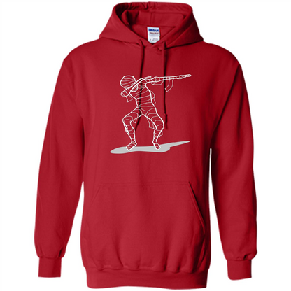 Dab Halloween T-shirt Hip Hop Dabbing Dancer T-shirt Red