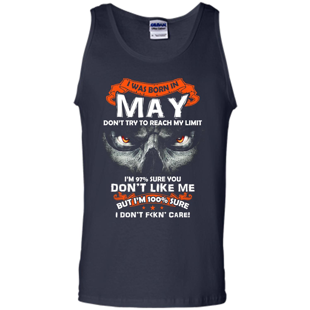May T-shirt I Was Born In May T-shirt Navy