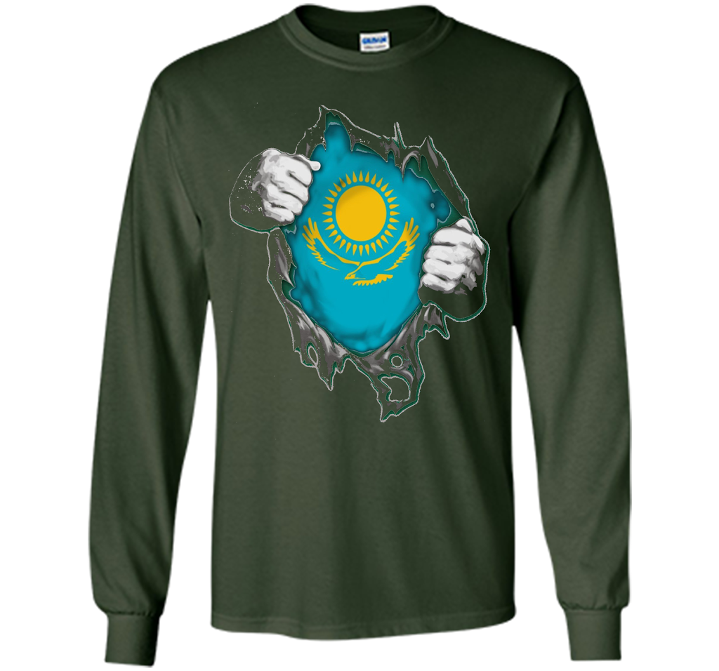 T Shirt for Super Kazakhstan cool shirt Forest Green