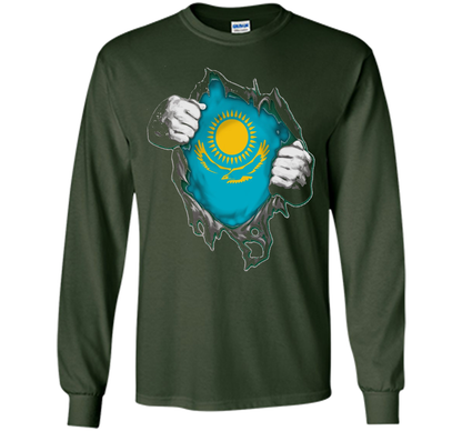 T Shirt for Super Kazakhstan cool shirt Forest Green