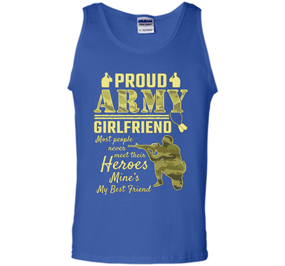 Proud Army Girlfriend T-shirt Royal