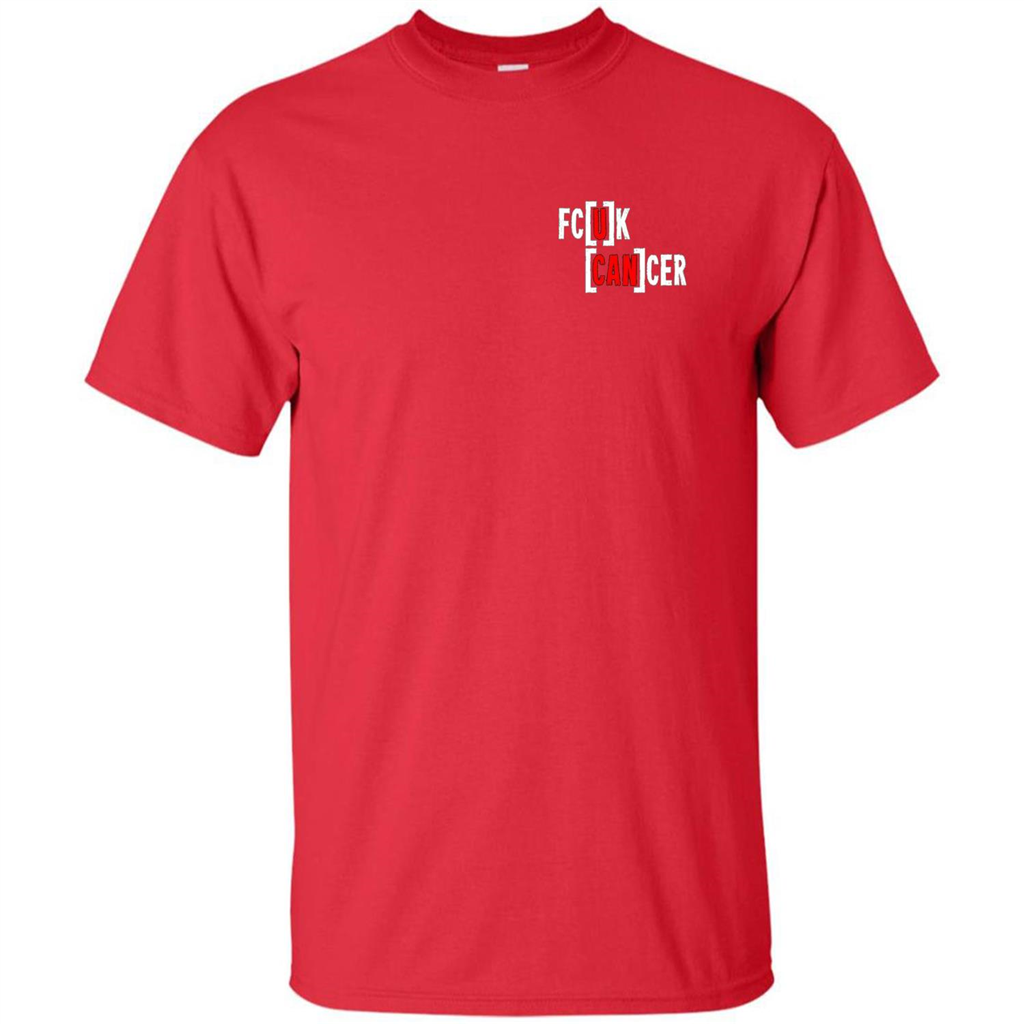 Cancer U CAN Inspiration T-shirt Red