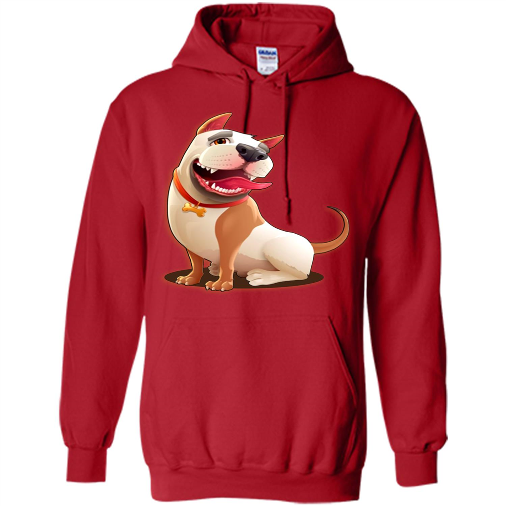 Cute Dog T-shirt Red