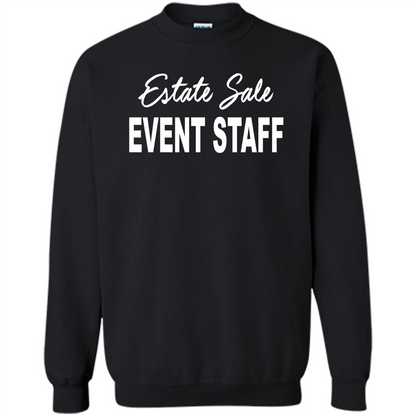 Estate Sale Event Staff T-shirt - Estate Sale T-shirts Black