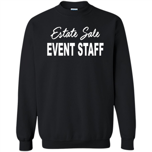 Estate Sale Event Staff T-shirt - Estate Sale T-shirts Black