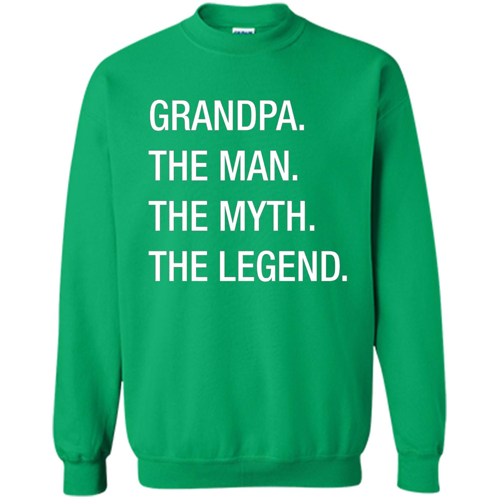 Grandpa The Man The Myth The Legend T-shirt Irish Green