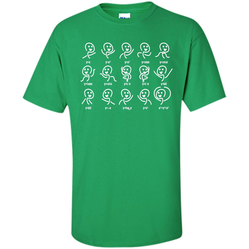 Math Lover T-shirt Algebra Dance Funny Graph Figures Math Equation Irish Green