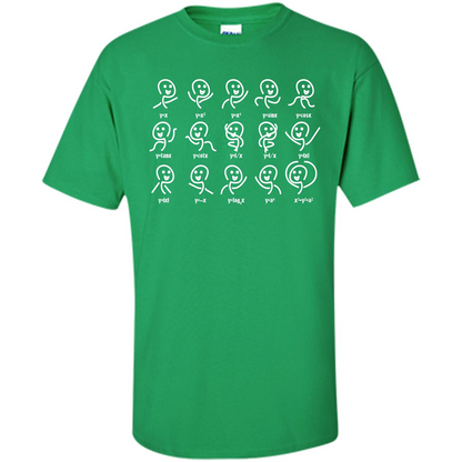 Math Lover T-shirt Algebra Dance Funny Graph Figures Math Equation Irish Green