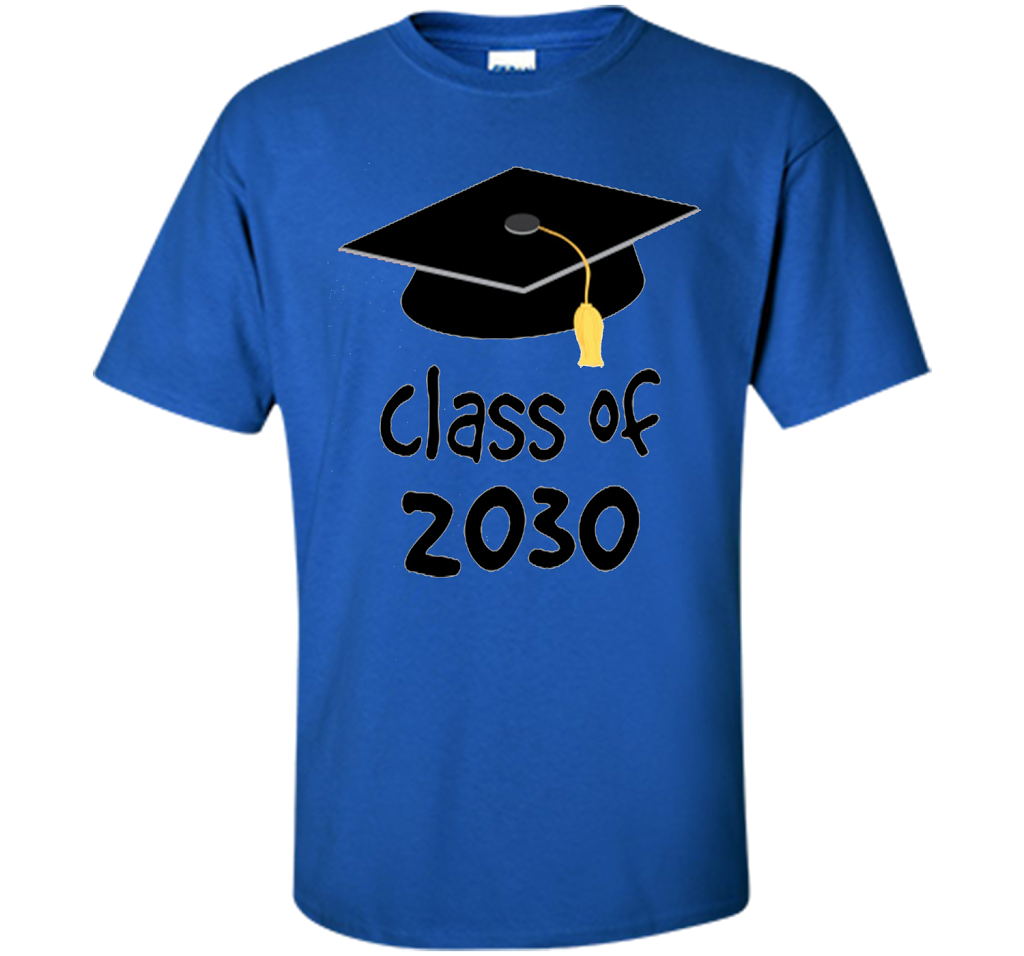 Kindergarten T-shirt Class Of 2030 Kindergarten Style T-shirt Royal
